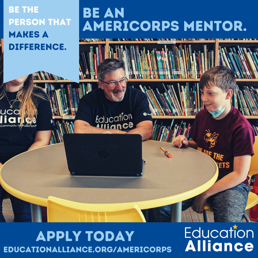 😊❤ Help us spread the word! @TheEduAlliance currently has @AmeriCorps positions available across the state. Positions include, Mentors, College Ambassadors, and WV Ready VISTAS. Learn more here: educationalliance.org/americorps/