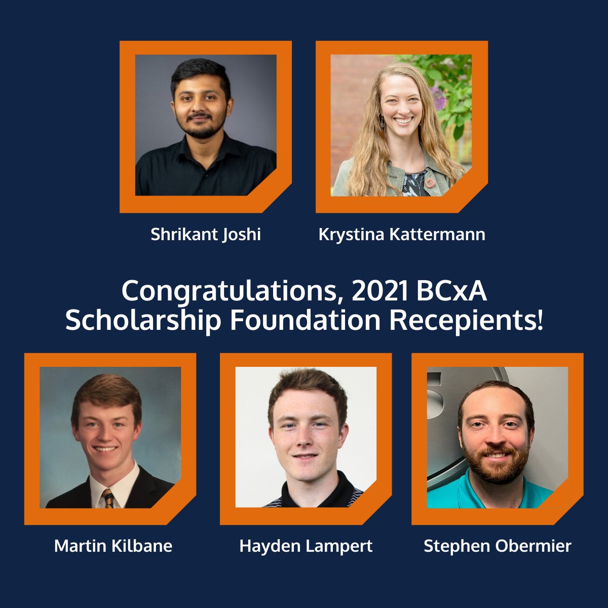 bcxaorg's tweet photo. Congratulations to our 2021 Scholarship Winners! We're passionate about supporting the next generation of commissioning providers, and can't wait to see what this group accomplishes in the future! #bcxa #buildingcommissioning #commissioning #scholarship - https://t.co/fQD4AILvVK https://t.co/psYl5hZfcm