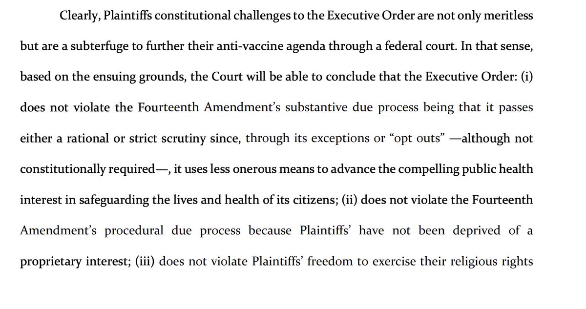 lherrero's tweet image. .@Justicia_PR contestó la demanda antivaxxer en la federal directo al hígado! 

I luv it. #Reckless #Flawed #Meritless #antivaxxers