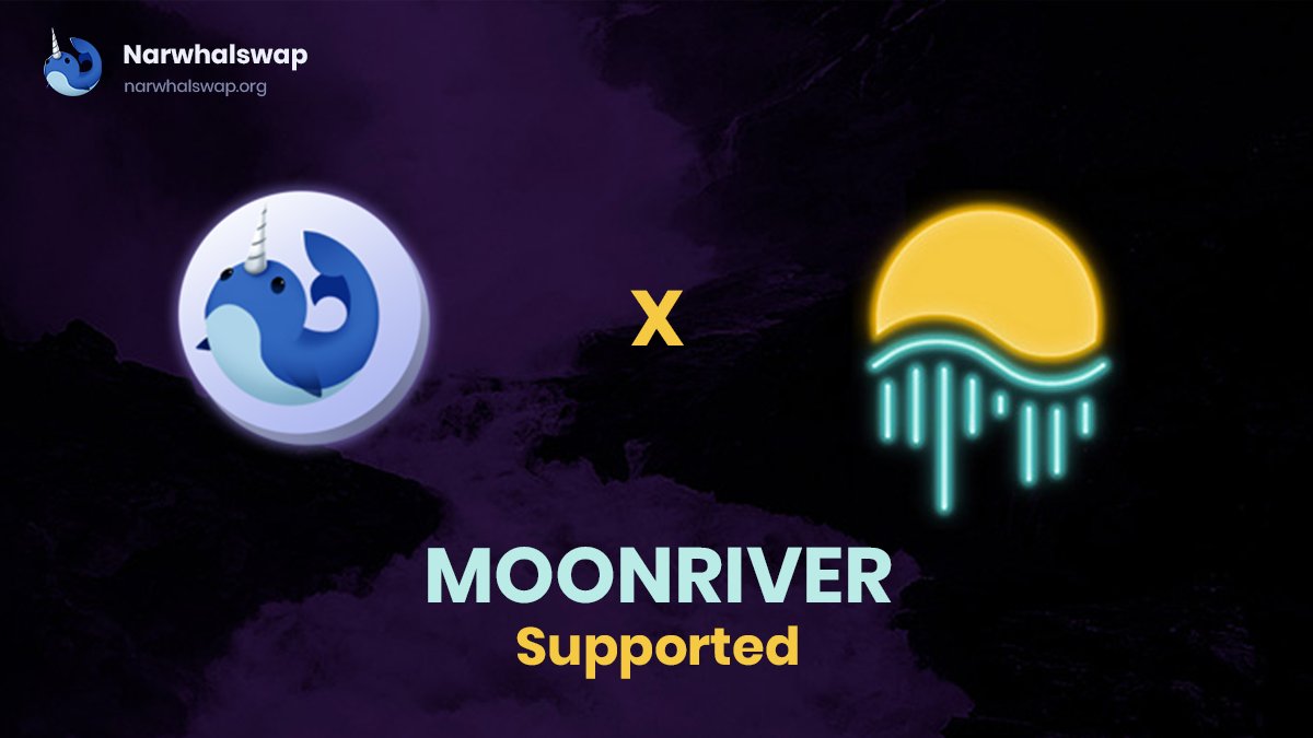 narwhalswap's tweet photo. The First Best Rate Swap on @MoonriverNW  ‼️

Narwhal Best Rate Swap is now supporting Moonriver Network on @kusamanetwork  

Enjoy our Best Rate everywhere! 🚀🔥😍
https://t.co/lj4dwc2GU2

$NAR $MOVR $KSM #dapps  #Crosschain #Bestrate #Swap https://t.co/dalPVsww6i