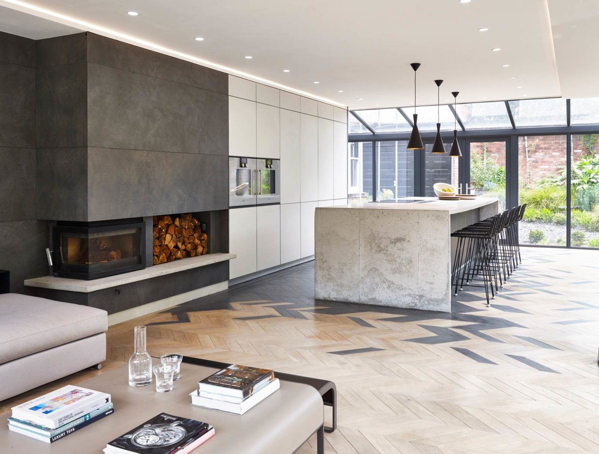 This contemporary bulthaup kitchen sits within a beautiful extension by local architects <a href="/DesignsbyInEx/">In Ex Design</a> 

Simple and clean design meets meticulous thought and planning to achieve discreet function. Ovens by <a href="/gaggenau/">gaggenau</a> 

Inspired? See more projects at ow.ly/XgsT50FYzpL