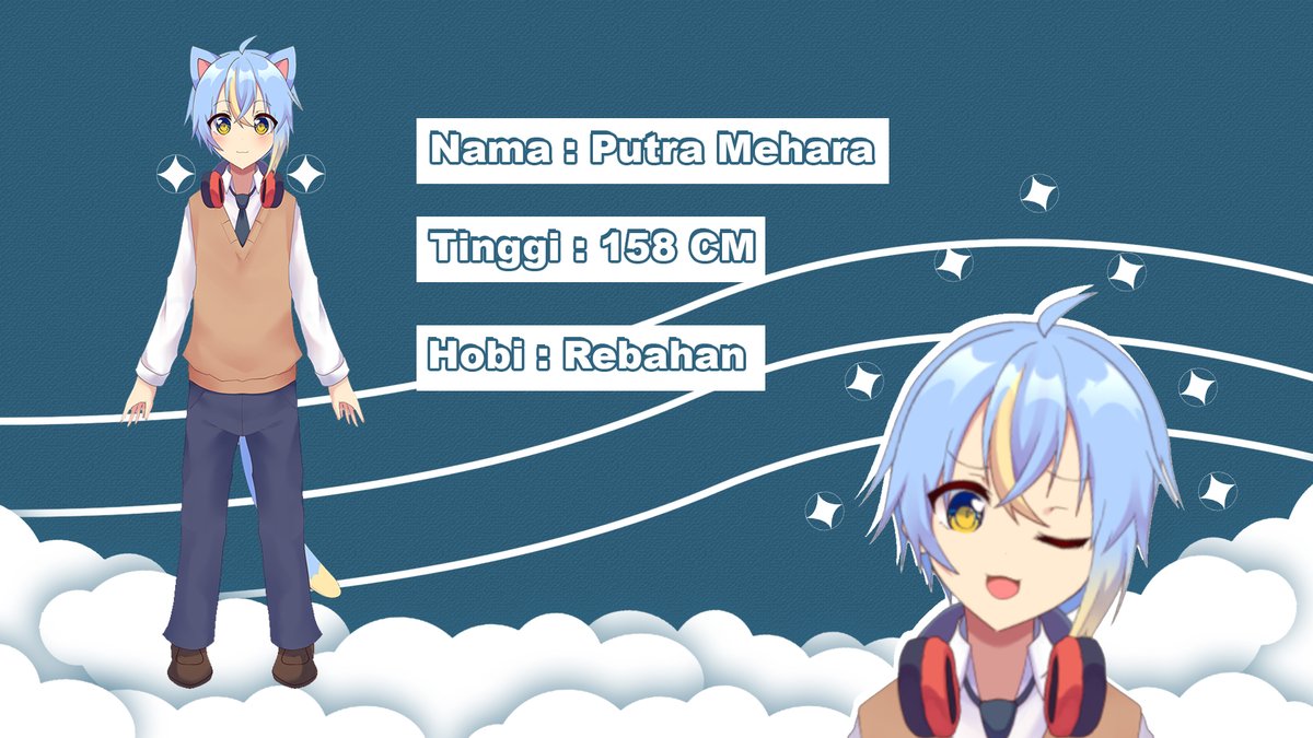 Putramehara's tweet photo. Asik, saatnya reveal character

i'm Putra Mehara, i'm lazy cat boy 
Debut Ku tanggal 11 September loh! Datang ya! 

Channel Ku ada di sini : 
https://t.co/Vck7EthcX4 

Hashtags:
General: #Putramehara
Fanart: #putraart
Live: #Putralive 

#IDVTuber #VTuberID  #VtuberEN https://t.co/mXAxzhkXMD