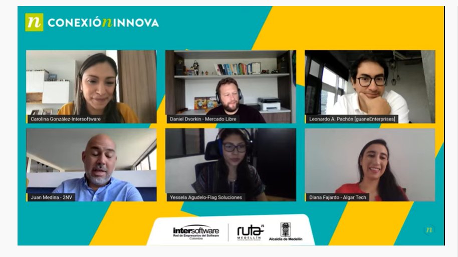 InterSoftwareCo's tweet image. #ConexiónInnova | Los productos digitales tienen la capacidad de multiplicarse, es el camino, sin embargo hay que tener cuidado y mirar que estos generen valor a las necesidades. @Ruta_N, #AlgarTechLatam, @FlagSoluciones, #2nv, #GuaneEnterPrises.