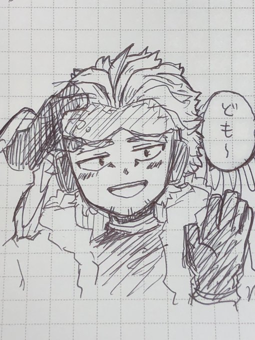 上げ直し夜勤中ラクガキ🦅 
