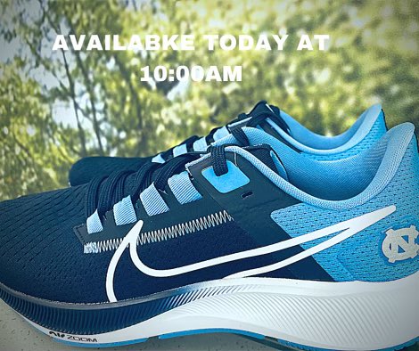 UNC Student Stores on Twitter: Shop the new Nike Air Zoom Pegasus 38  available now in store and online - link to order in our bio! 👟💙🐏#unc  #nikepegasus38 #tarheels https://t.co/OaPW3tZmsy / Twitter