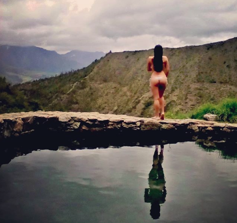 Desde las aguas termales de #LaMusui #Merida #Venezuela #RevistaRUTAS Foto: Jennifer Torrealba