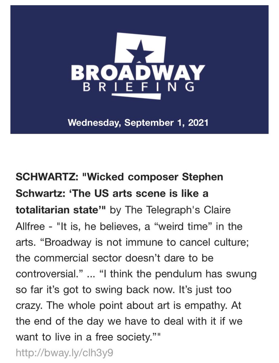 IT’S ALWAYS A GREAT DAY when KWPR client interviews in the UK are picked up by Broadway Briefing in New York 💥