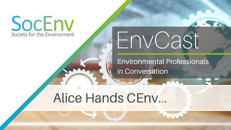 SocEnv_HQ's tweet photo. The start of a new month brings with it the release of our latest EnvCast!

This month, we were delighted to interview @hands_alice, Head of Ethical and Sustainable Procurement @WeAreMcAlpine &amp; a #CEnv via @iemanet. 

Listen &amp; subscribe: https://t.co/xn9D57QWSo

#insight 🌍 https://t.co/3DnMnHx0zU