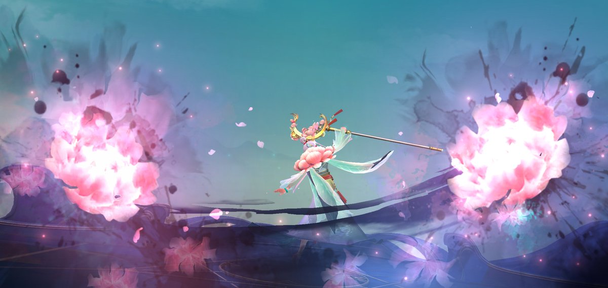 sharmuning's tweet photo. For some reason, this pose screams power! 
#Pharsa #PharsaMLBB https://t.co/5r3F3fFmyp