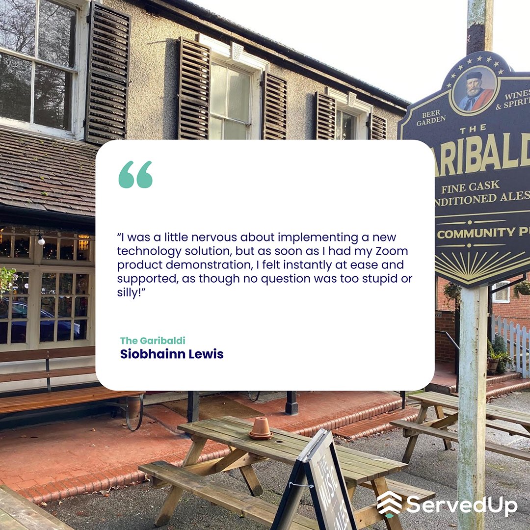 “We have a really large pub garden and our POS terminal runs on bluetooth, so we couldn’t easily service all of our tables with limited signal. We knew we had to find a new solution. Then we found ServedUp!”

👉 Read more here - hubs.la/H0TfM7y0