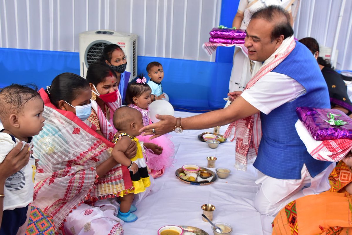 Himanta Biswa Sarma (@himantabiswa) on Twitter photo We're forever grateful to Hon PM Sri <a href="/narendramodi/">Narendra Modi</a> for the much-needed POSHAN Abhiyan, GOI's flagship program to improve nutritional outcomes for children, pregnant women & lactating mothers.
Launched the 4th edition of month-long Rastrhiya Poshan Maah in Assam. We're forever grateful to Hon PM Sri <a href="/narendramodi/">Narendra Modi</a> for the much-needed POSHAN Abhiyan, GOI's flagship program to improve nutritional outcomes for children, pregnant women & lactating mothers.
Launched the 4th edition of month-long Rastrhiya Poshan Maah in Assam.