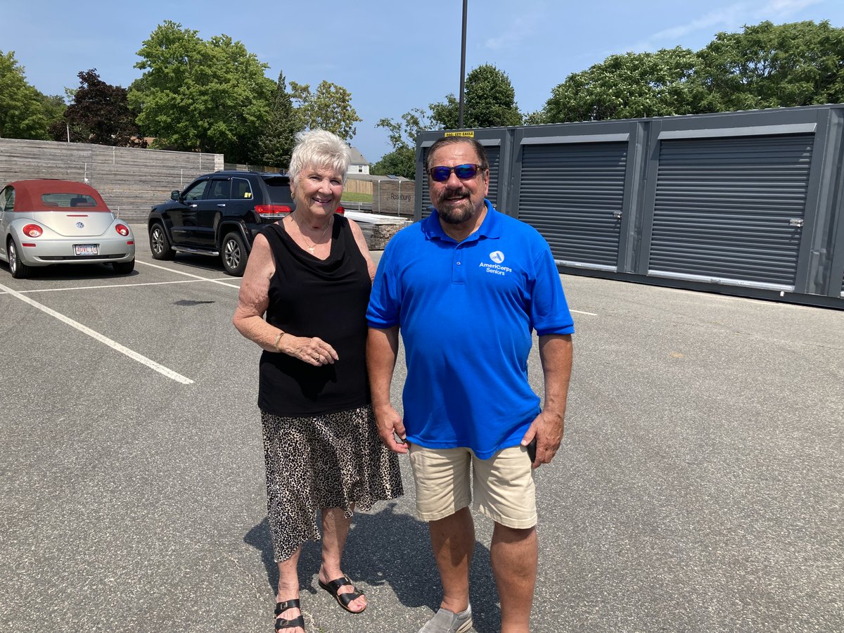 <a href="/NorfolkRSVP/">Norfolk County RSVP</a> Board Chair Claire Howsberger with Norfolk County Commissioner <a href="/RichardStaiti/">Richard Staiti</a>  attending <a href="/AmeriCorpsSr/">AmeriCorps Seniors</a> Volunteer Appreciation  Drive-Through <a href="/WeymouthCOA/">WeymouthElderService</a>.   50 <a href="/NorfolkRSVP/">Norfolk County RSVP</a>  volunteers attended in 94 degree heat!