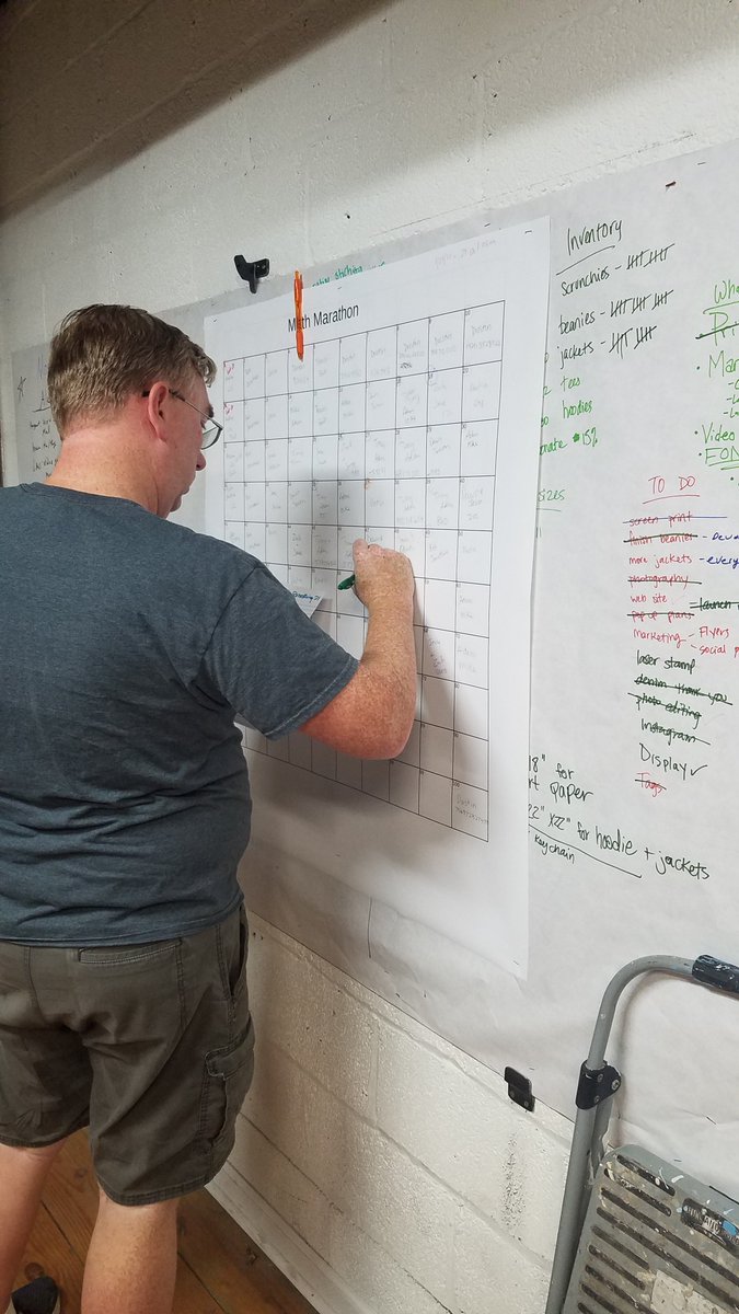 CCRi's Jason Thomas helping out with the Mathathon at Lynchburg youth makerspace Vector Space; read more at vector-space.org/blog/mathathon…