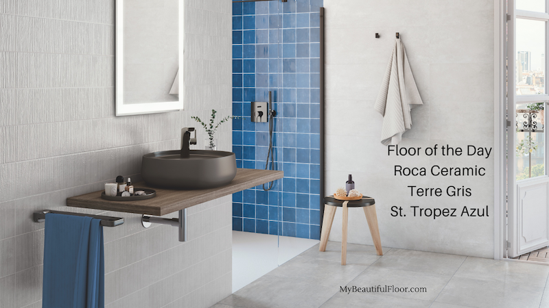 Clay, Water and Fire – Ceramic Tile’s All Natural Beauty
Floor of the Day – Roca Ceramic Terre Gris St. Tropez Azul
bit.ly/2rm9IPs
#flooroftheday #ihavethisthingwithfloors #Floorlove #homedecor #flooring #floors #ceramictile #tiletuesday #porcelaintile #mybeautifulfloor