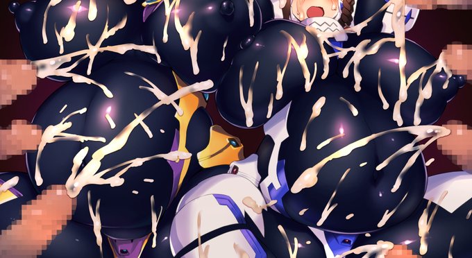 skebのご依頼で描いたイラストの非表示依頼トリミングです。おっぱいとか母乳とかボテとかぶっかけとか… 