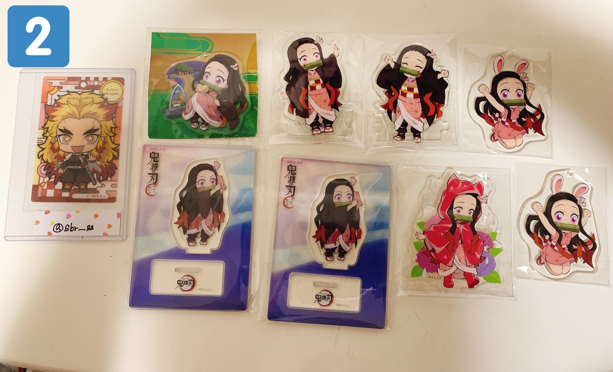 Natsu 初回プロフカード必読 鬼滅の刃 繋がるアクリルスタンド ご当地アクリルチャーム 全集中展 梅雨 七夕 楽器 中国 スクエア缶バッジ 無限列車 クリスマス 譲 煉獄杏寿郎 悲鳴嶼行冥 不死川実弥 禰 豆子 禰豆子 求 定価 送料 画像ごとのお譲り