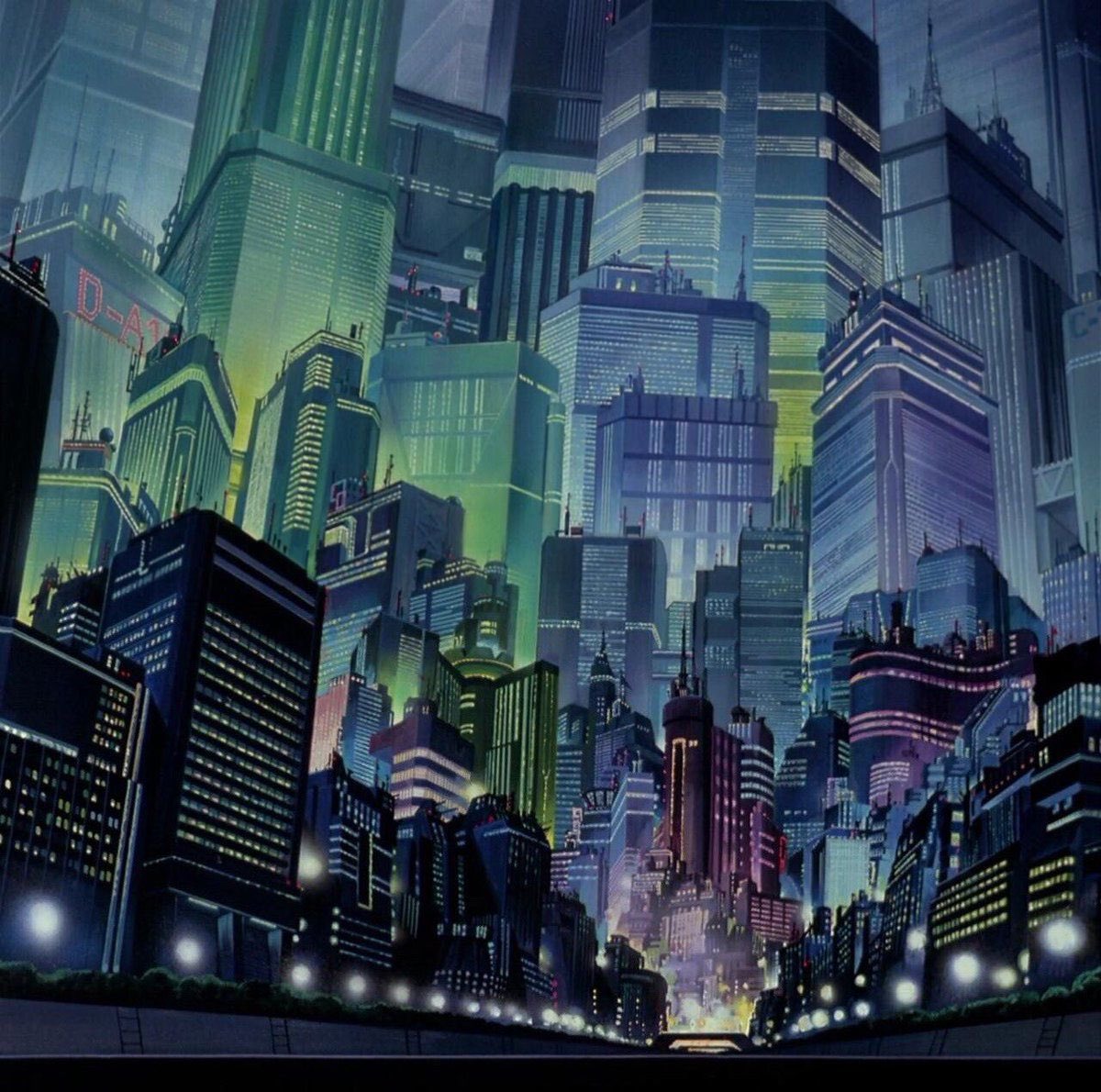 ddoniolvalcroze's tweet image. Backgrounds from Akira (1988, Katsuhiro Otomo)
