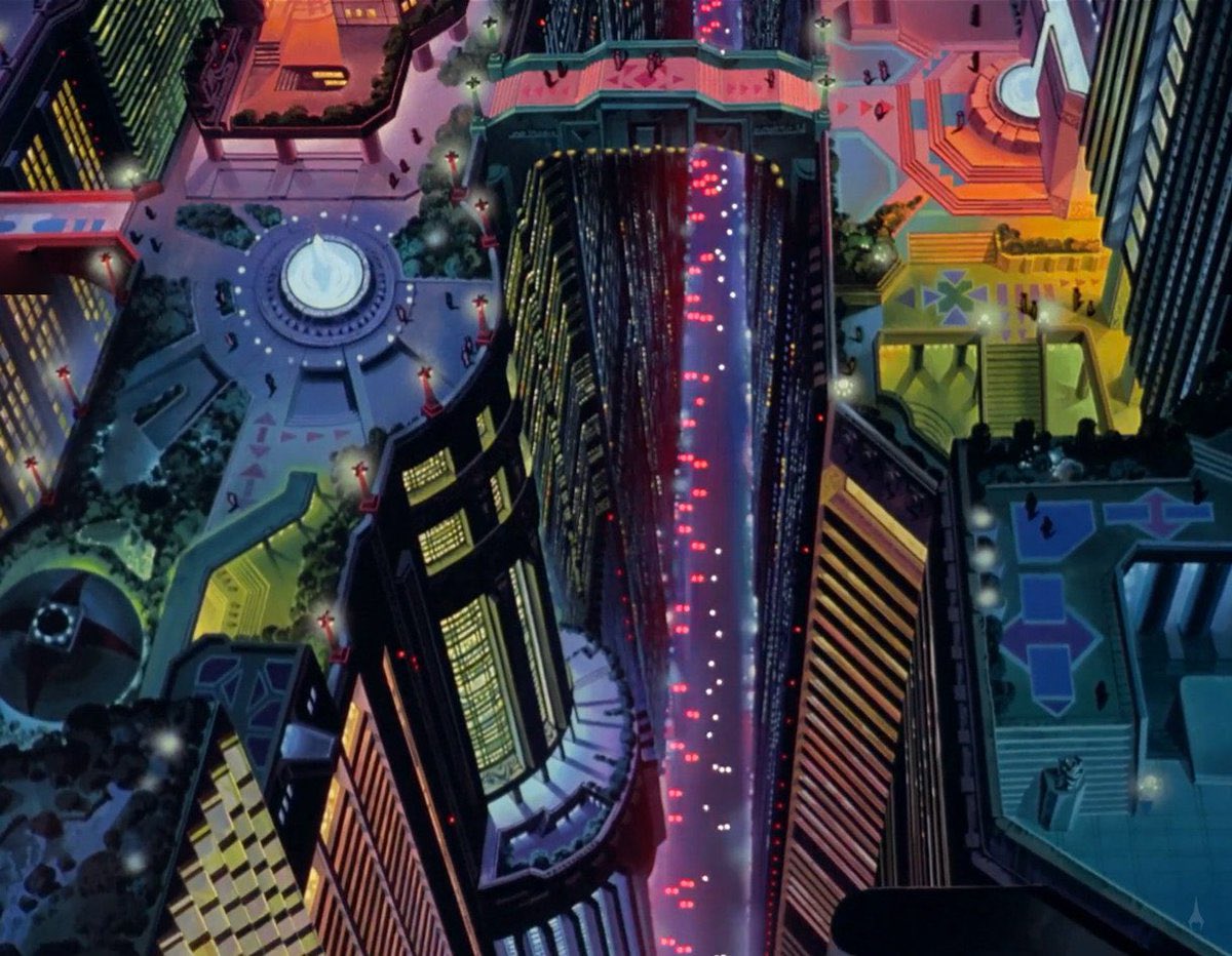 ddoniolvalcroze's tweet image. Backgrounds from Akira (1988, Katsuhiro Otomo)