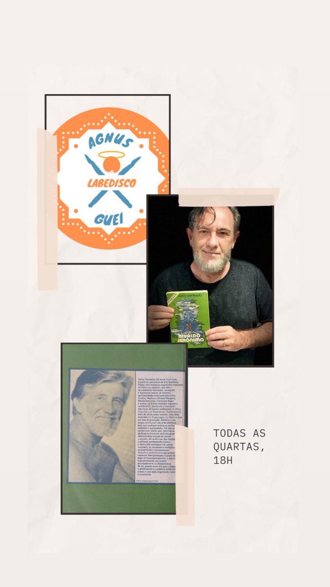 nessxlima's tweet photo. E hoje é dia de AGNUS GUEI com a continuação da leitura do livro Nivaldo e Jerônimo de Darcy Penteado. 

#ufba #usp #uefs #ufmg #ufpa #labedisco #michelfoucault #darcypenteado #corpo #discurso #subjetividade #phd #pesquisacientifica #uneb #uesb #unebsalvador #ufpe #uerj https://t.co/URAYEXWOhx