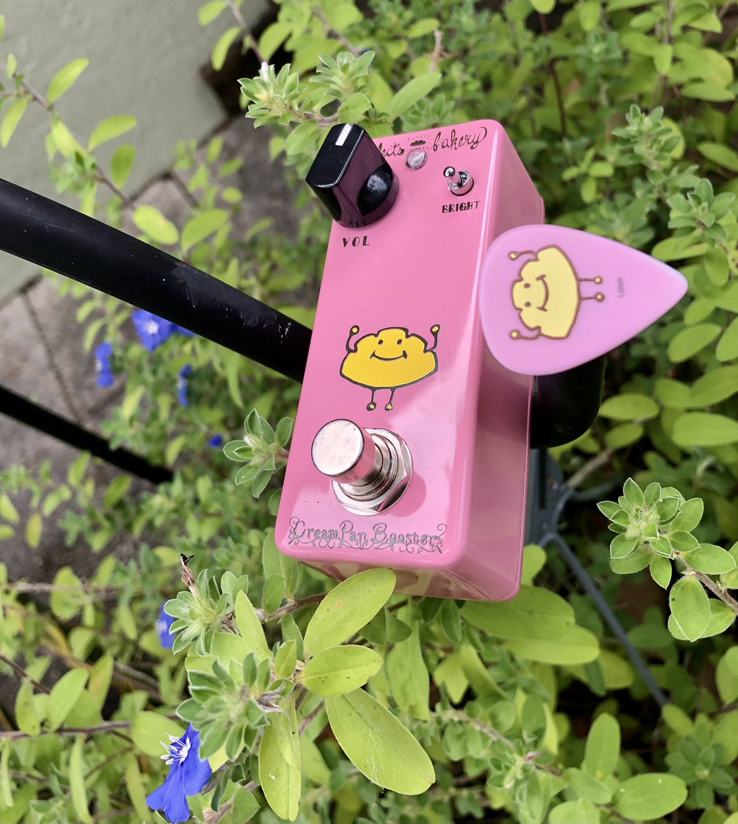 UsaBakery's tweet photo. My Cream Pan Booster 🥰 Let me show you it
#effectspedals #boosterpedal #pedaloftheday #pinkpedals #guitargear #electricguitar #kawaii #effectsbakery #creampan #hcfx https://t.co/LJSDEwzqoT