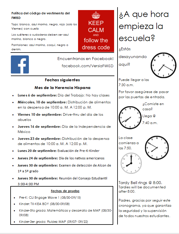 VersiaFWISD's tweet photo. Eagles Bulletin (agosto-septiembre 2021) https://t.co/o0D4TAVV02