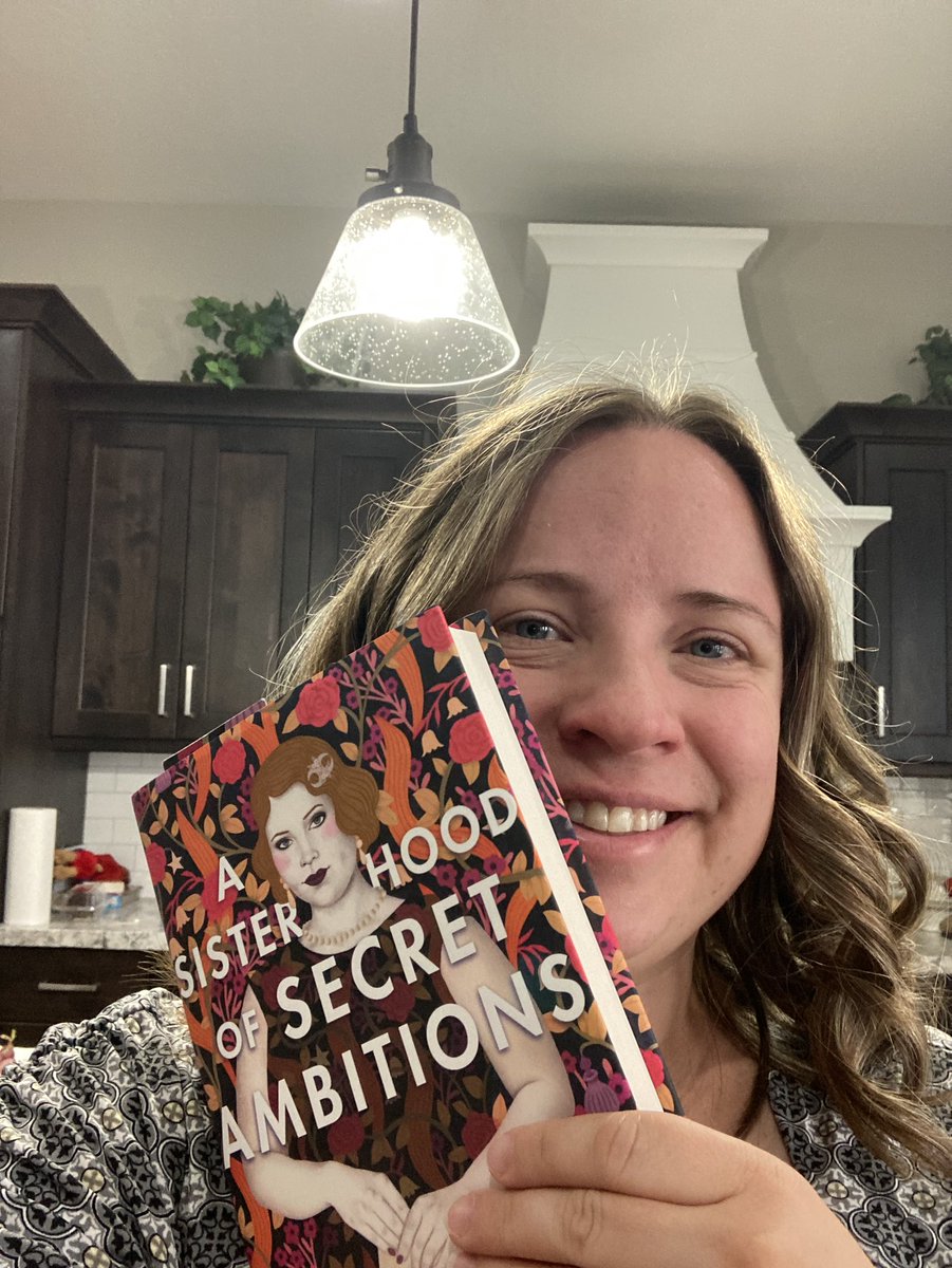 Waiting for my book club sisters to arrive so we can discuss my favorite book of 2021. Sisterhood of Secret Ambitions @SheenaBoekweg