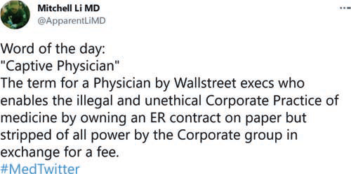EMNews's tweet photo. EPs like @ApparentLiMD and @DrLISAMORENO1, president of @aaeminfo, push back against #ACEP lecturer who said EDs should use the least expensive resource to staff the department, even GPs, NPs, and PAs. https://t.co/gfN5CKCYyK https://t.co/VXHovR3W9T