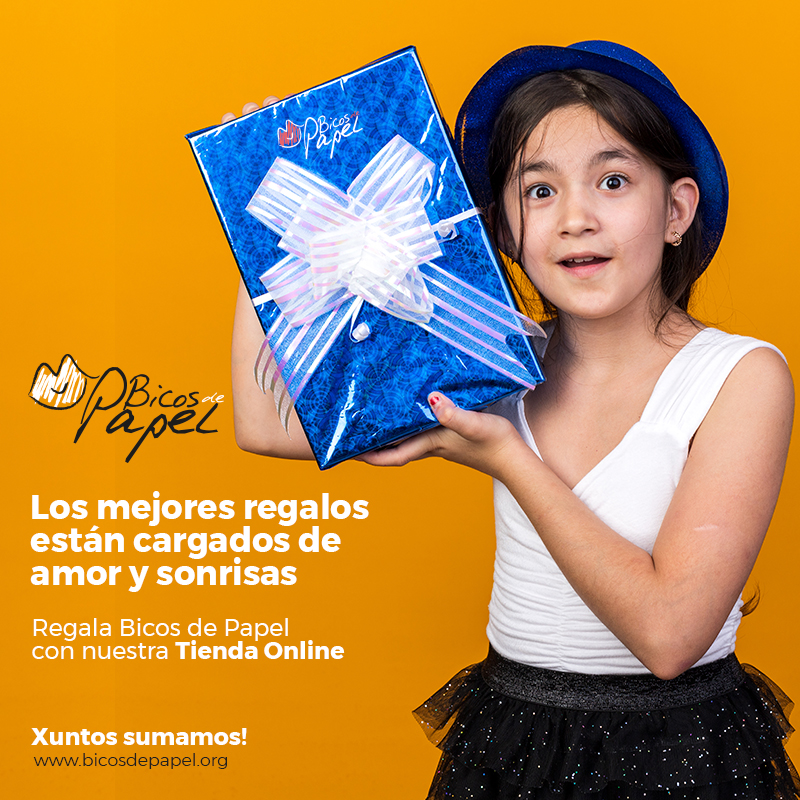 Los mejores regalos están cargados de amor y sonrisas. Regala solidaridad, amor, cariño... regala Bicos de Papel con nuestra Tienda Online.

bicosdepapel.org/tienda/

#BicosDePapel #LuchaContraElCancerInfantil #XuntosSumamos #tienda #regalo #solidario #amor