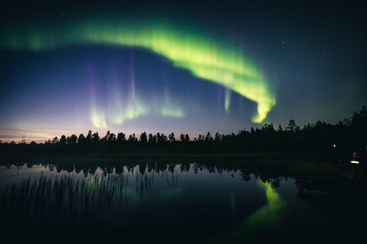 Watch the first aurora storm of the season that we streamed live from #Lapland #Finland! youtu.be/SvA_mCtLiwE