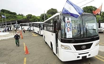 #01Septiembre Llegaron los nuevos buses desde Rusia con AMOR para el transporte colectivo de Managua, #Nicaragua, donde Yo me enamoré. #PatriaLibreYVictoriosa 
@ElCuervoNica @CobiDanto79 @ComandanteCobr5