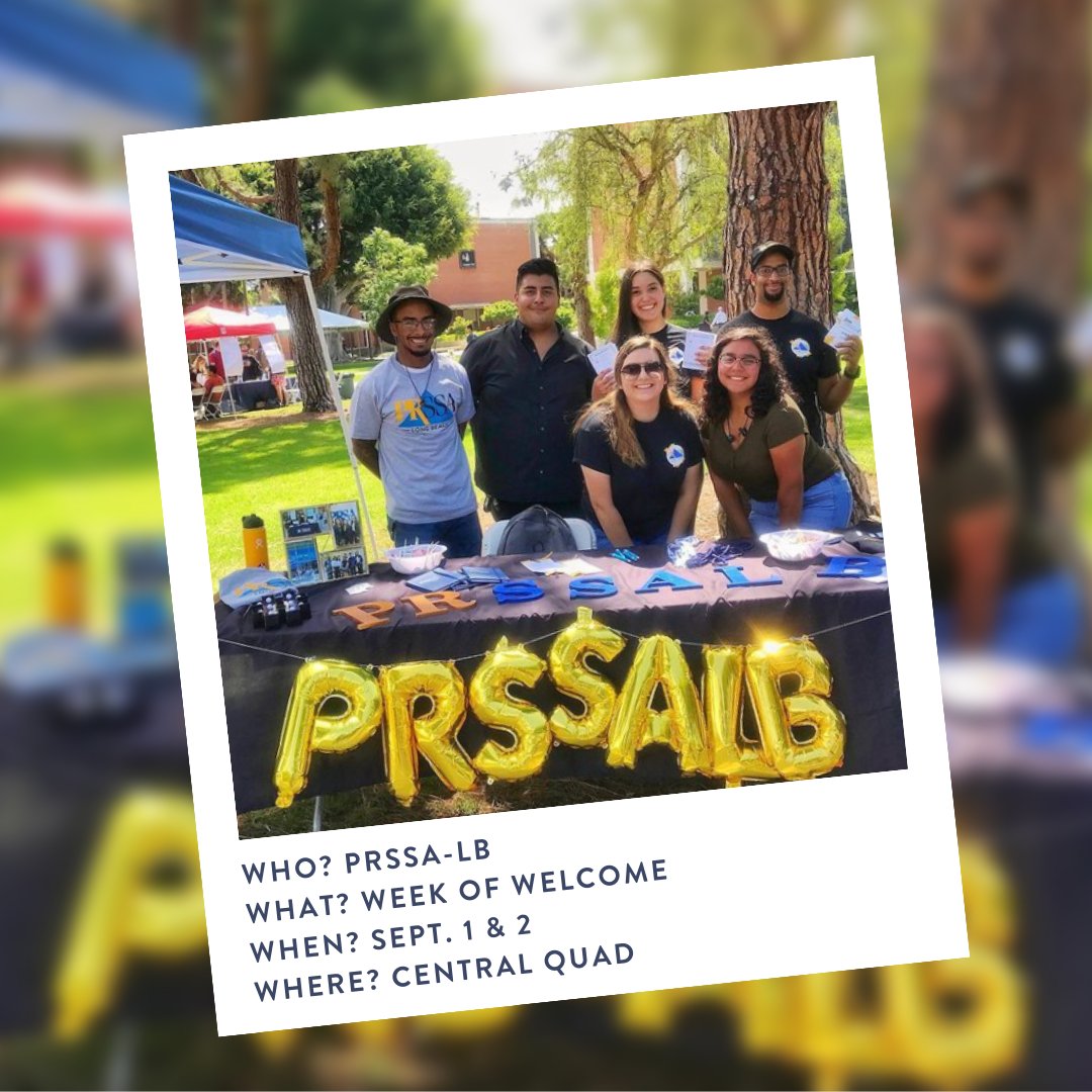 CSULBJPR's tweet image. PRSSA-LB invites YOU to join them at Week of Welcome for PR Week! 🌟 Stop by and meet the new e-board members and see what @PRSSALB can do for you. 😎 

#PRSSALB #CSULB #CSULBJPR #PublicRelations