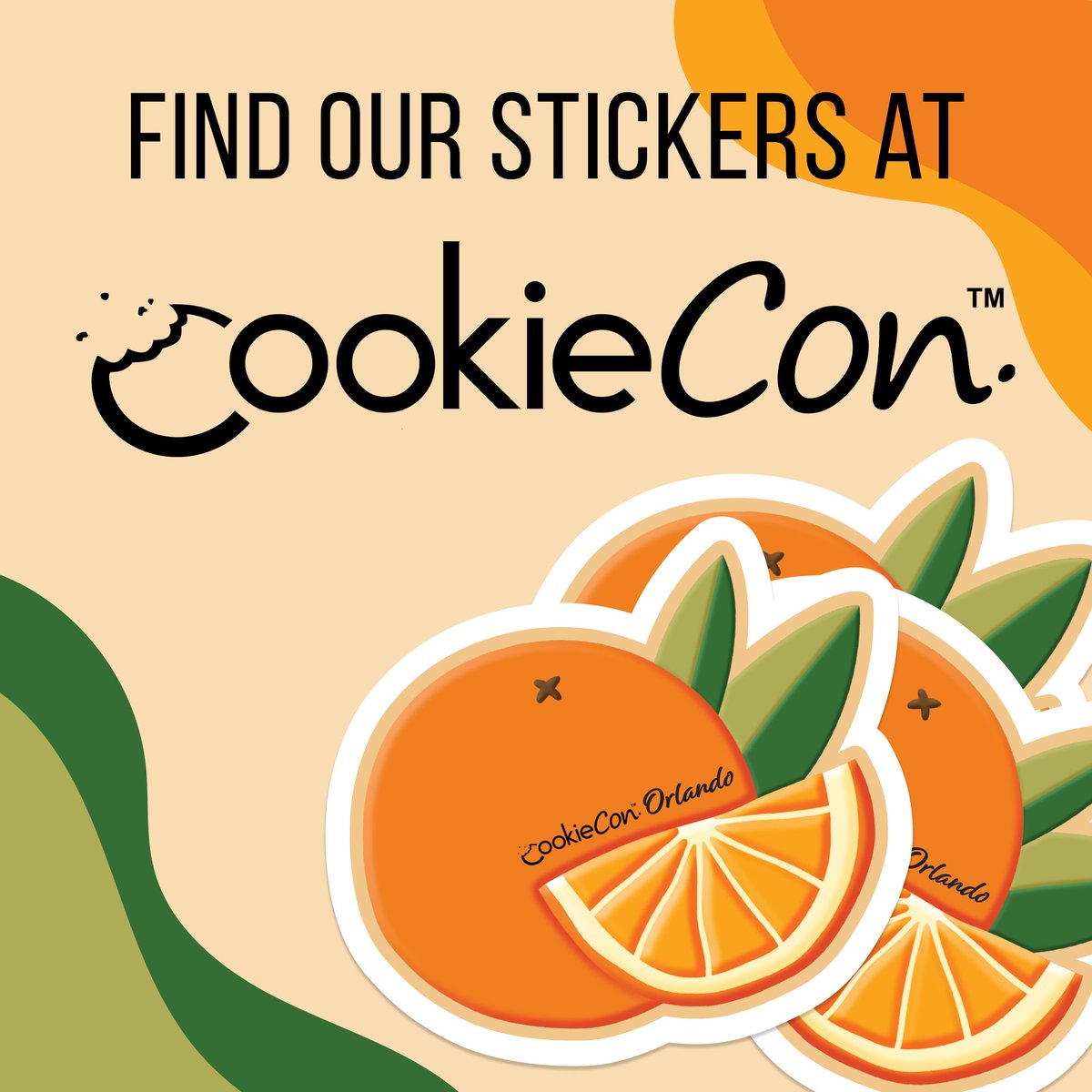 makestickers's tweet photo. Attending #CookieCon? 🍪 

Look for our stickers in the swag bags! 👀

Share where you're sticking our stickers and tag us so we can see 👏 https://t.co/zXWC7TY2TX