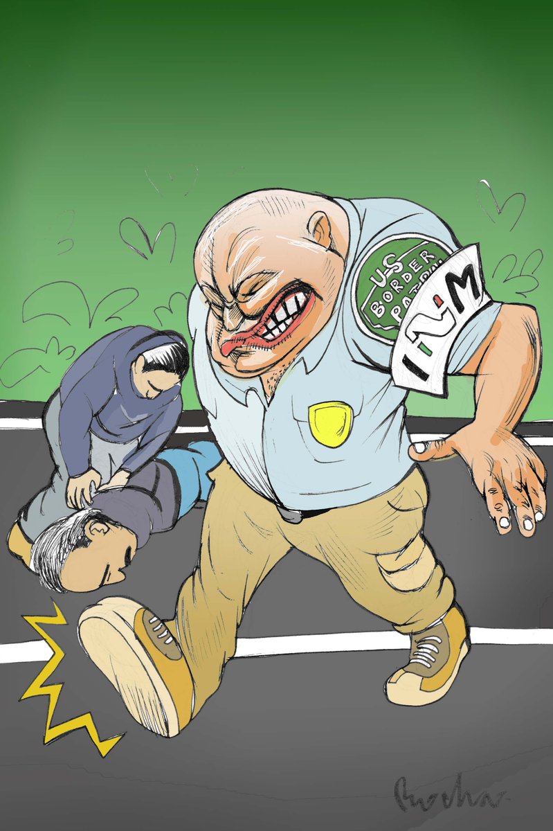Rochamonero's tweet photo. Como si el Suchiate fuera el río Bravo, La Border Pat...¡perdón! El Instituto Nacional de Migración, le hace a los indocumentados centroamericanos y caribeños, lo mismo que de lo que nos quejamos le hacen a los mexicanos los gringos. La Border 4T. @LaJornada @lajornadaonline https://t.co/upL4If8z2U