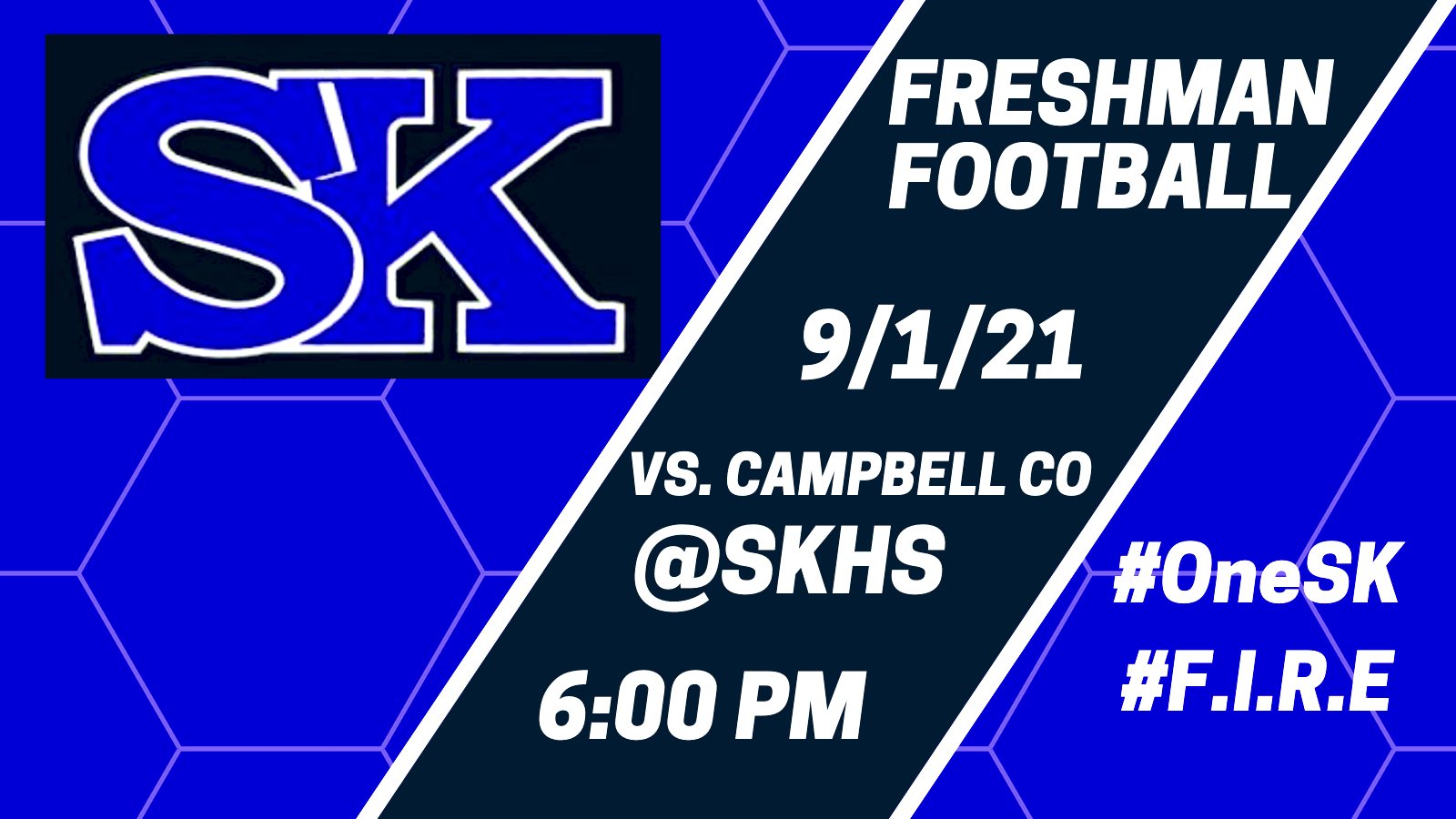 Simon Kenton Football on Twitter "Good luck to our Freshman Football