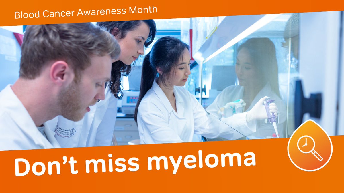 MyelomaUK's tweet photo. It’s #BloodCancerAwarenessMonth, and throughout the month we will share tools and resources for healthcare professionals.

Support us throughout the month and retweet to raise awareness of #myeloma so that together we #DontMissMyeloma. Learn more: https://t.co/IWqHP0hgkM https://t.co/m4ExdxsE7f