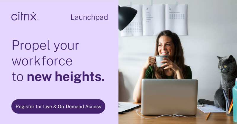 citrix's tweet photo. 🚨 Mark your calendars: the #CitrixLaunchpad series is coming. 🚨 

These three short virtual sessions will unveil our new technology, product, and partner innovations in all things cloud, security, and work. Learn more about what's in store &amp; how to attend here.