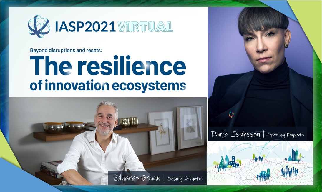 The IASP newsletter is out now, with news from #scienceparks and #areasofinnovation worldwide, big announcements about #IASPvirtual including our keynotes, speakers, and full details of the exciting conference programme &amp; social activities!
iasp.ws/page220.aspx?r…