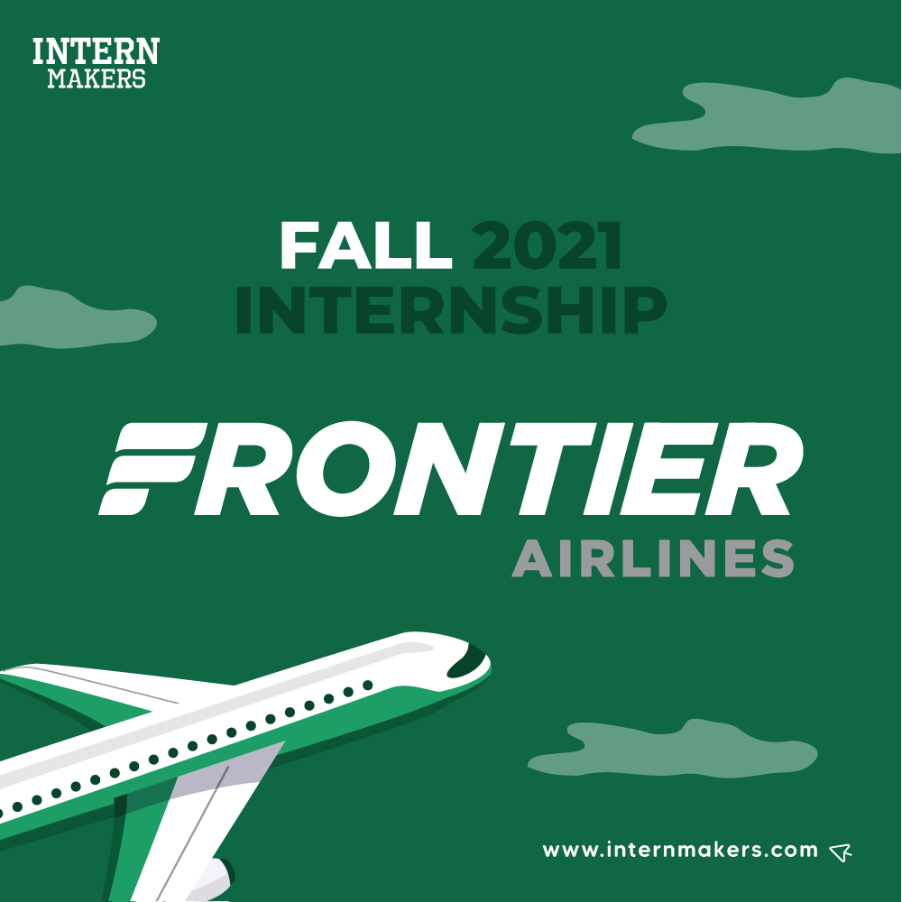 InternMakers's tweet photo. #Internship @ Frontier airlines you will be expected to:

Support promotional team within email, web, social, and digital advertising channels
Create social media content
Process daily promotional campaigns in email and web channels
#InternMakers  #College #Summer #STEM #Frontier https://t.co/wqjcPzdIUO