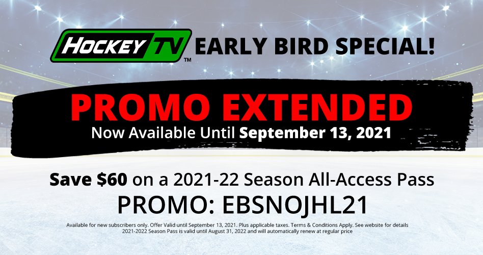 .<a href="/MyHockeyTV/">HockeyTV</a> #NOJHL Early Bird Special has been extended until Sept. 13 <a href="/BeaversNOJHL/">Blind River Beavers</a> @CrunchNOJHL <a href="/ELRedWings/">Elliot Lake Red Wings</a> <a href="/EspanolaExpress/">Espanola Express JrA</a> <a href="/RapidsNOJHL/">French River Rapids</a> <a href="/lumberjacks2017/">HEARST LUMBERJACKS</a> <a href="/KLGoldMiners/">KL Gold Miners</a> <a href="/VoodoosNOJHL/">Powassan Voodoos</a> @CanadiansNOJHL <a href="/GoSooEagles/">Soo Eagles Hockey</a> @sooTBIRDHockey <a href="/TimminsRock/">Timmins Rock</a> <a href="/nojhlmedia/">NOJHL Media</a> <a href="/nojhlcommish/">Robert Mazzuca</a> <a href="/nojhled/">Ted Magee</a>