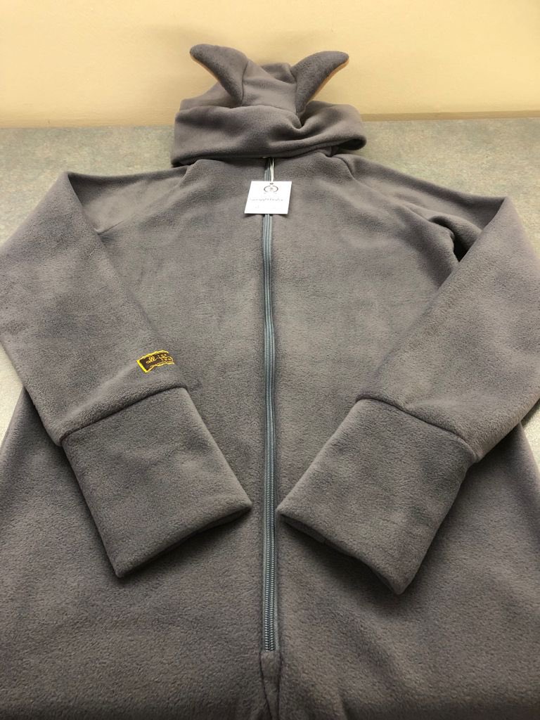 Grey wolf onesie heading to 🇨🇦 today