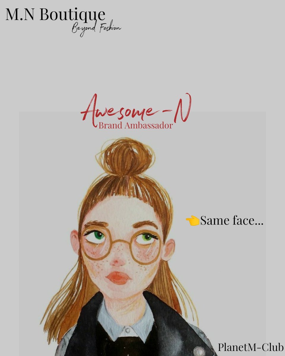 MN_DeepFeelings's tweet image. #MN_Boutique
Beyond Fashion...

Brand Ambassador
Always #AwesomeN

Same face🥺...

Joint us for more
@MN_DeepFeelings 
#PlanetMClub
