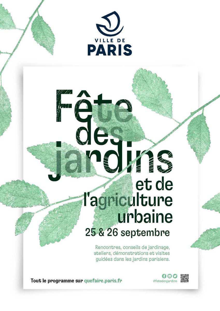 📆 La fête des jardins à l’Académie du Climat les 25 et 26 septembre 🌳 🌿

L’<a href="/AcademieClimat/">Académie du Climat</a> ouvre prochainement ses portes 🥳

Ateliers #DIY de sensibilisation, de #jardinage, ateliers artistiques… Toutes vos propositions sont les bienvenues ⤵ 

docs.google.com/forms/d/e/1FAI…