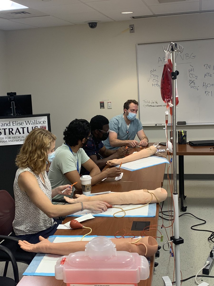 Great <a href="/BWH_STRATUS/">STRATUS Center for Medical Simulation</a> session today for <a href="/harvardmed/">Harvard Medical School</a> Transition course. Thanks to our <a href="/EMRES_MGHBWH/">HAEMR</a>  residents and faculty for teaching! #medsim <a href="/davemega_md/">Dave Meguerdichian</a>