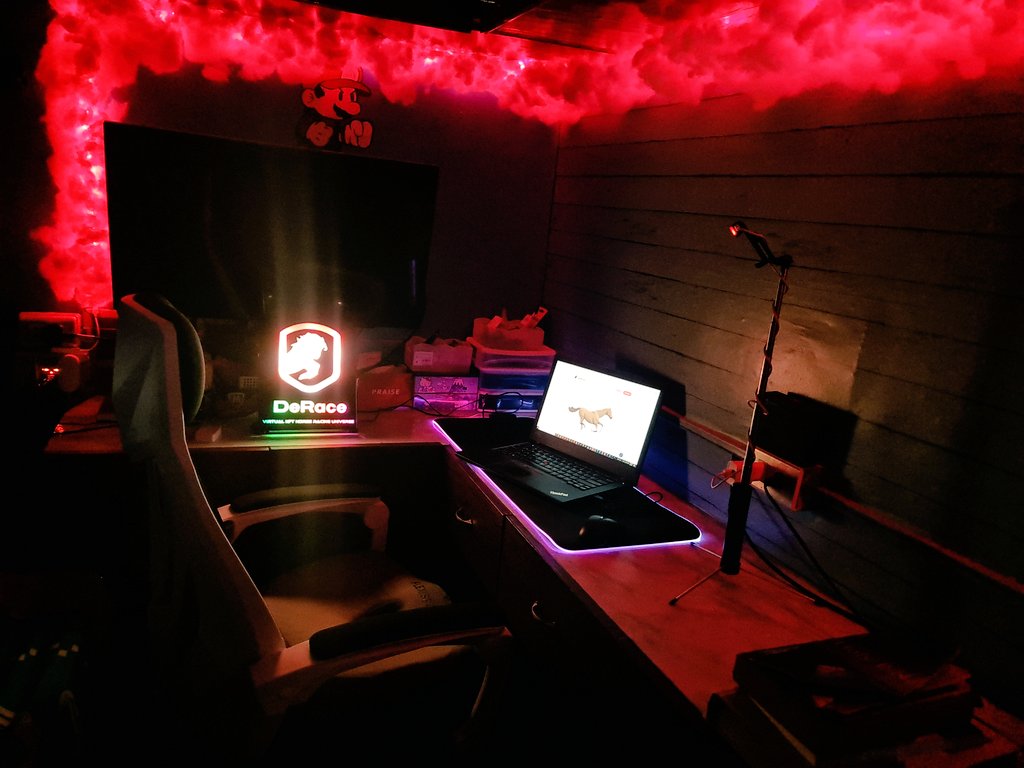 cryptoengr888's tweet photo. As an ambassador and a true blooded Deracer, this is how my room looks like  @DeRaceNFT.

$DERC
#DeRace
#BinanceNFTFirstIGO https://t.co/Jar3t4wZDA