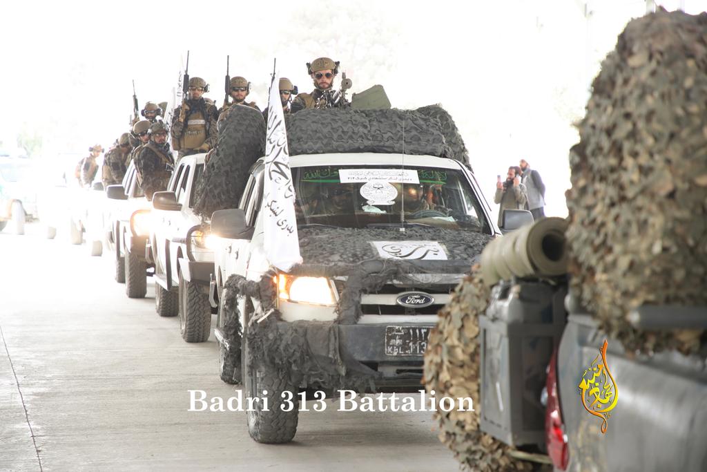 sumrkhan1's tweet photo. The Taliban's 313rd Badri unit, named after "The Holy Battle of Badr" has played a key role in performing security duties since the #Talibans took control of #Afghanistan.
 https://t.co/YZ9zg3F0fj
