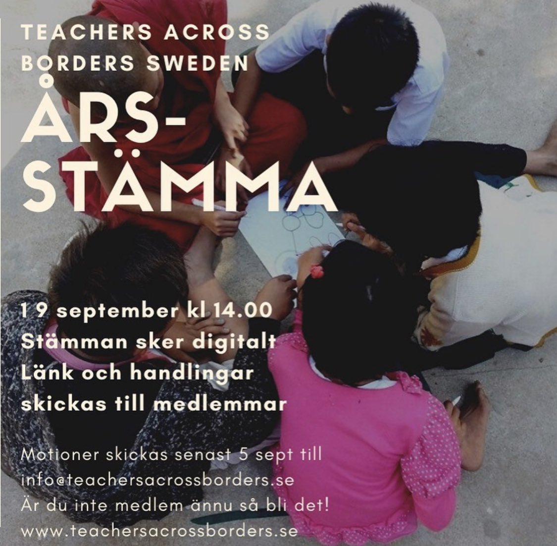 Sitter du hemma och längtar efter att coacha lärare och rektorer i utvecklingsländer? Då är TAB organisationen för dig! Bli medlem, skriv en motion, skänk en slant eller varför inte bli en del av vår nya styrelse. Alla goda krafter behövs! teachersacrossborders.se