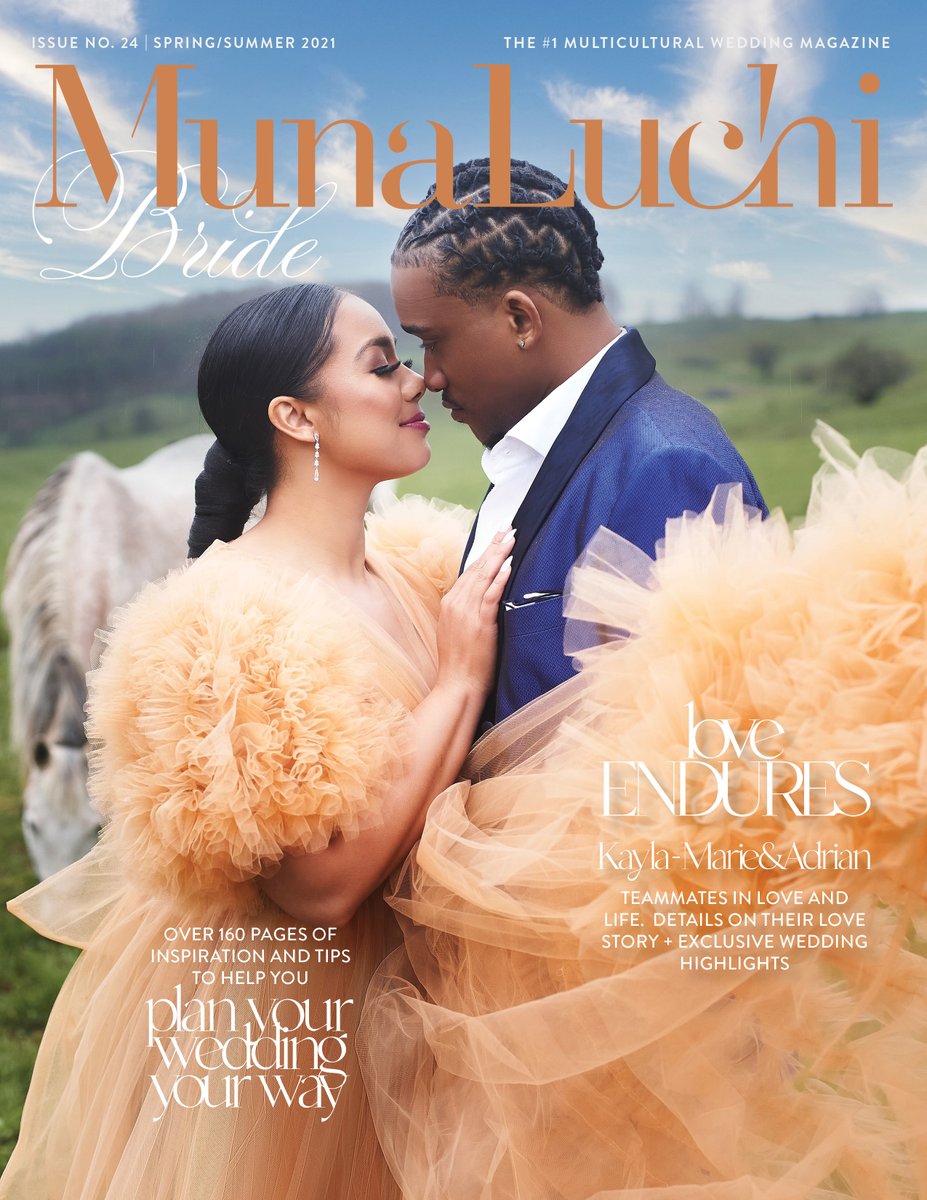 FelicityMoments's tweet photo. Thank you @munaluchiBride for allowing our team to capture this beautiful cover of @kaylamarieTO and @ADTrac5!  The new issue goes live on September 7, 2021.

#FelicityMoments https://t.co/d52SZ5ZEnj