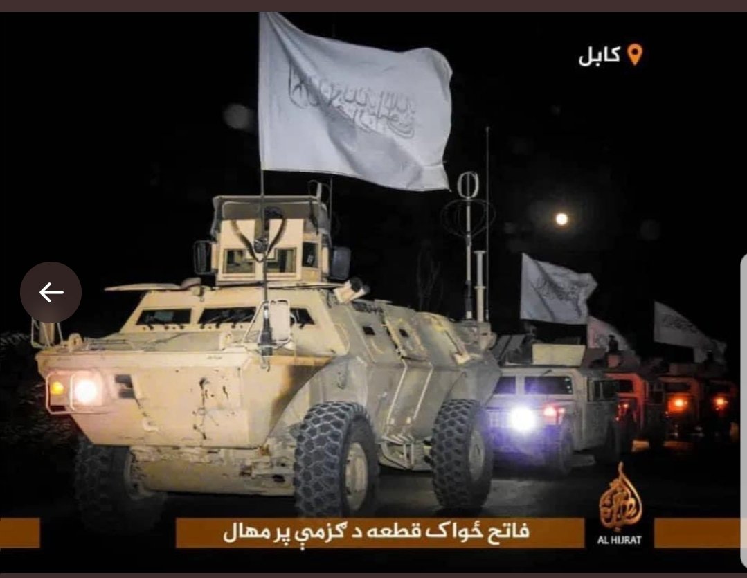 DefenderOfInd's tweet photo. Pics from Taliban's Victory Parade in U.S. military uniform with U.S. military equipment. #SaveAfghanistan #talibanonwarpath https://t.co/H9E74Gjgfc