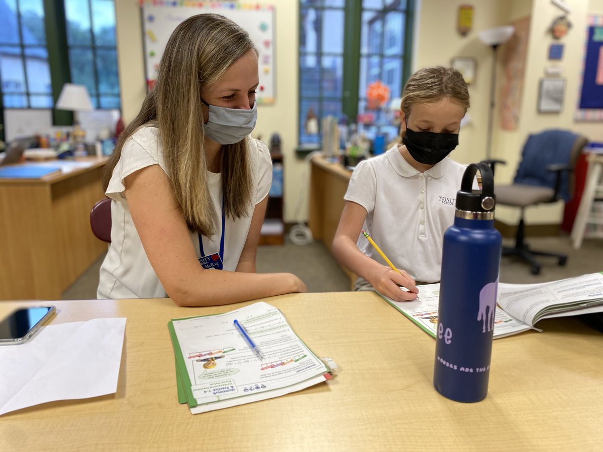 Proud of my teammate and friend ⁦<a href="/MrsMcRaesClass/">Mrs. McRae's Class</a>⁩ for branching out to a new element of her teaching experience, co-teaching math with my other awesome teammate and friend ⁦<a href="/EylesMath/">Vicki Eyles</a>⁩. #trinitylearns ⁦<a href="/trinityatl/">Trinity School</a>⁩