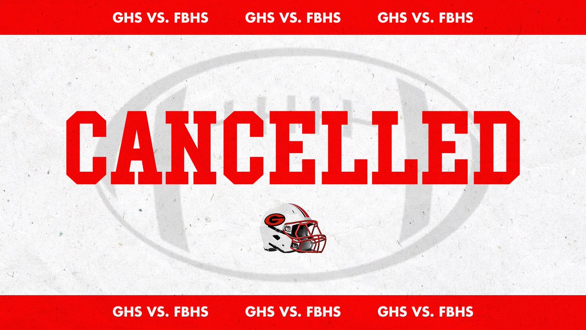 goredelephants's tweet image. Friday night's game has been cancelled by Flowery Branch due to Covid protocols. Gainesville is currently seeking a replacement game FOR THIS FRIDAY @gainesvillefb @GCSS_GHS @GCSSK12